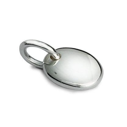Pebble Personalised Silver Charm Scarlett Jewellery