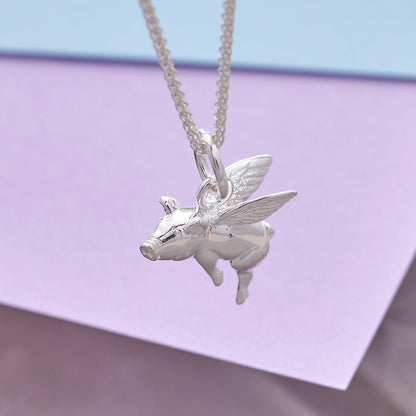 Pigs Might Fly Silver Charm Scarlett Jewellery
