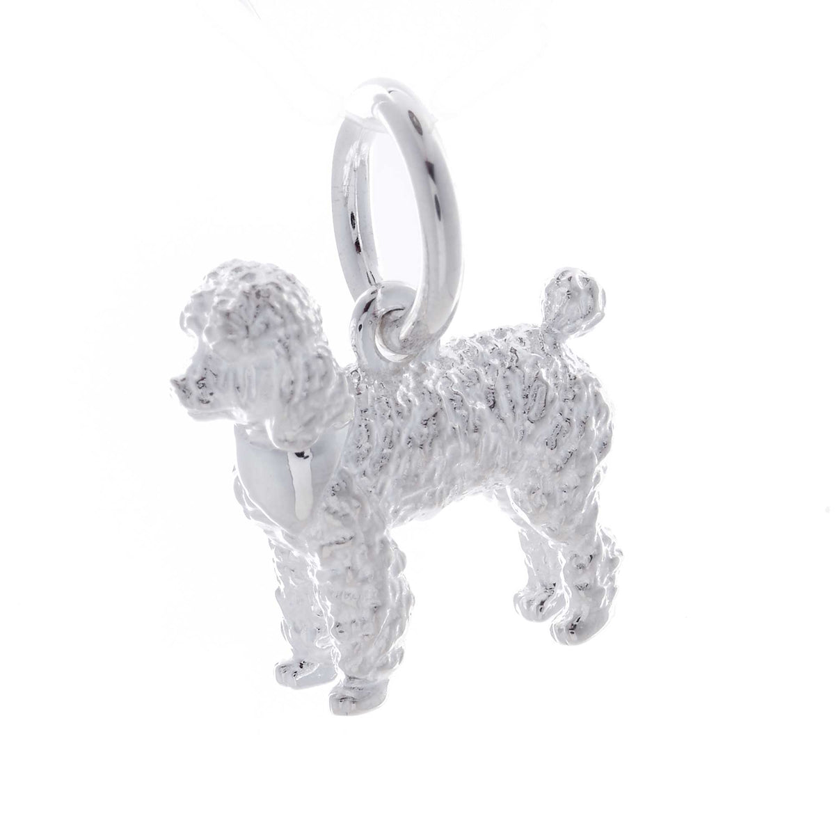Poodle Silver Dog Charm Scarlett Jewellery