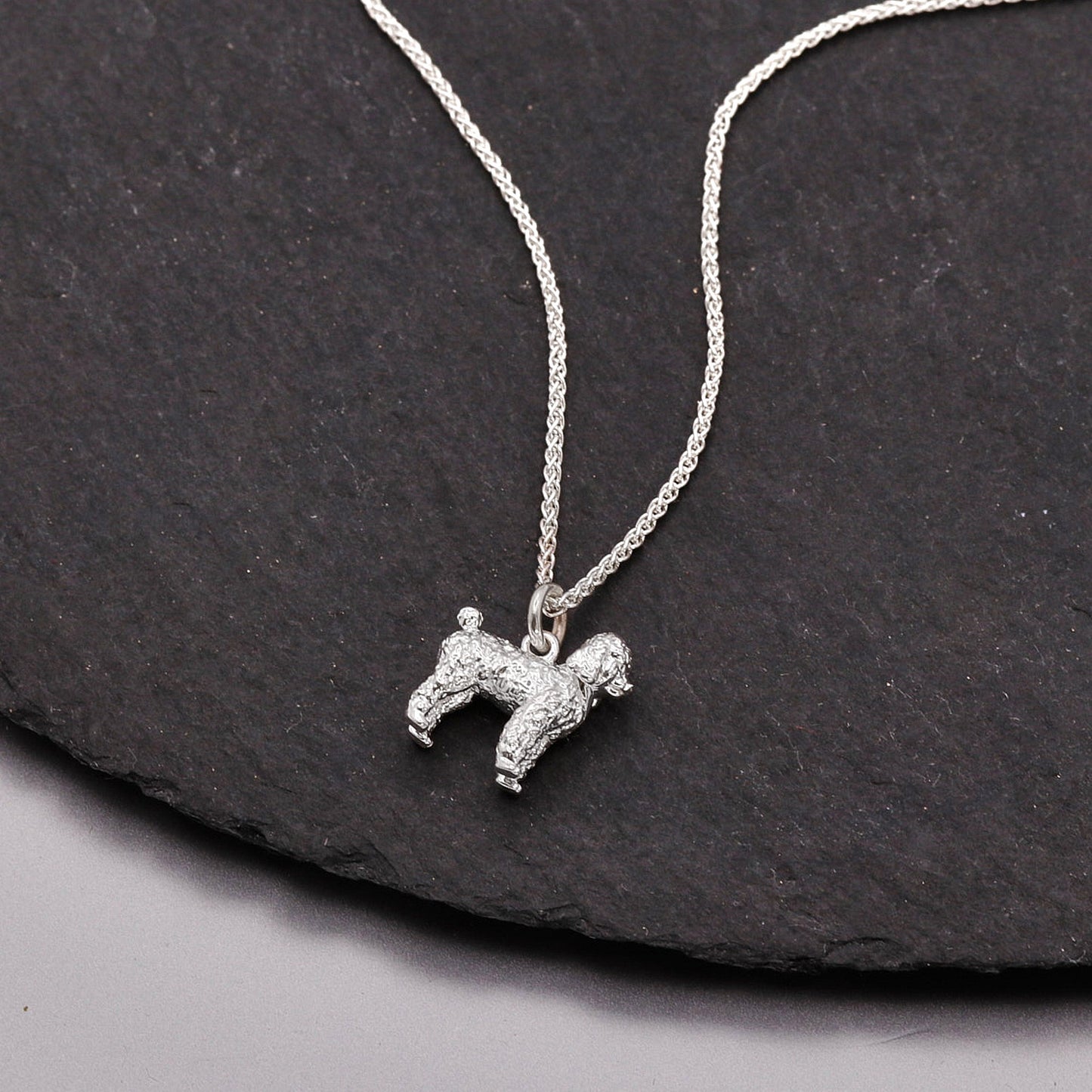 Poodle Silver Dog Charm Scarlett Jewellery