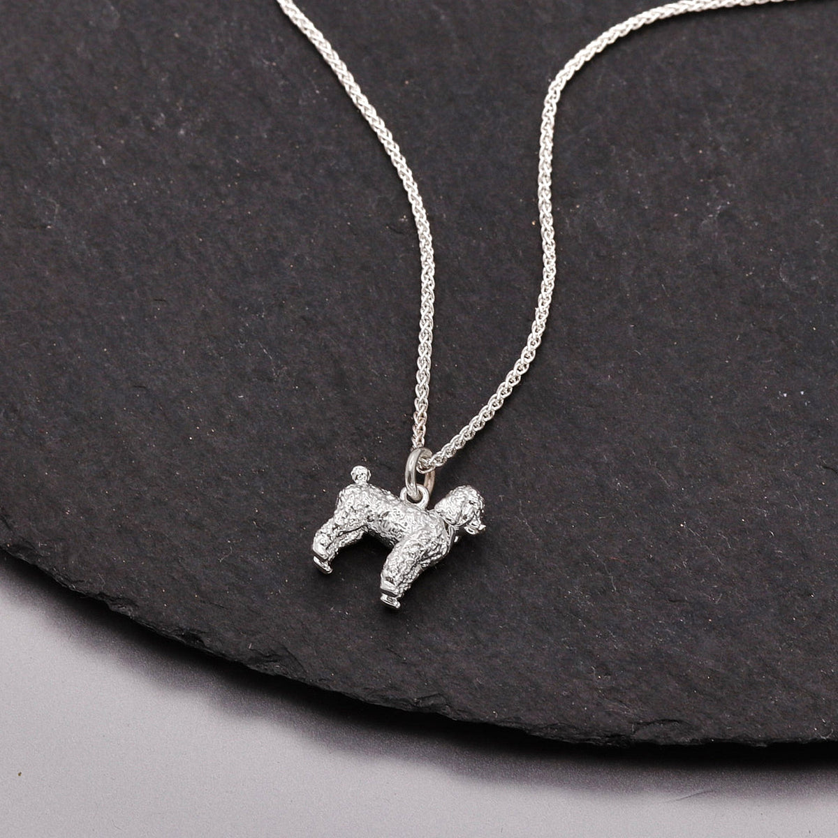 Poodle Silver Dog Charm Scarlett Jewellery