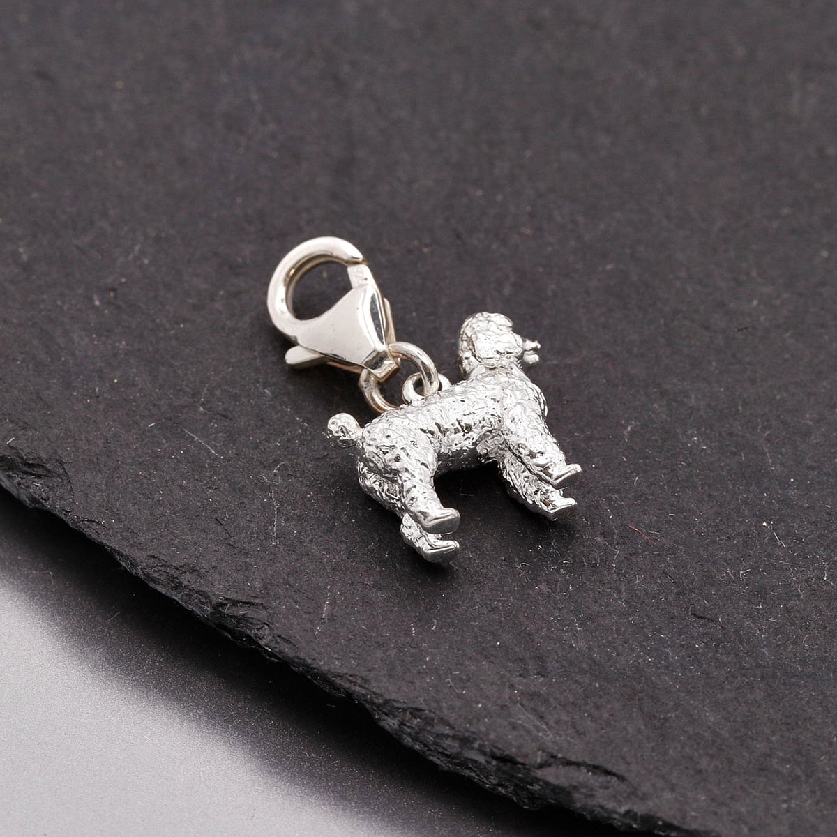 Poodle Silver Dog Charm Scarlett Jewellery