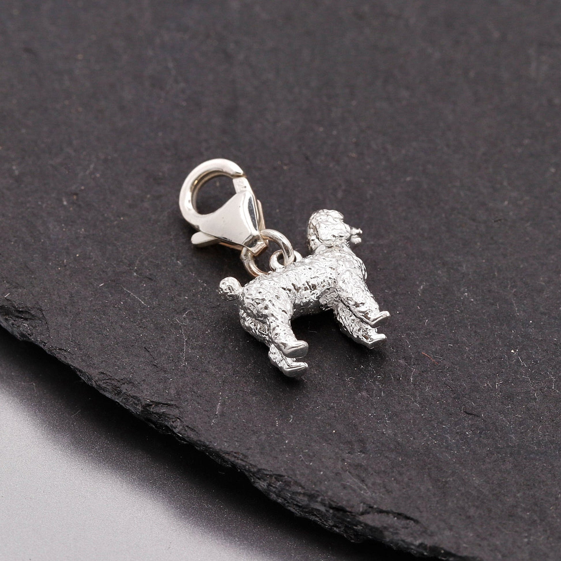 Poodle Silver Dog Charm Scarlett Jewellery