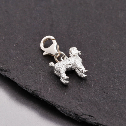 Poodle Silver Dog Charm Scarlett Jewellery