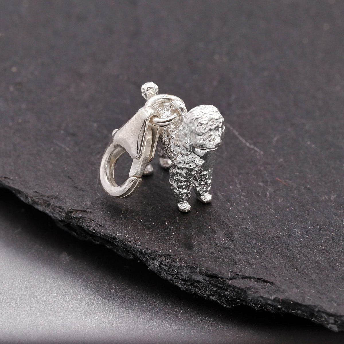 Poodle Silver Dog Charm Scarlett Jewellery