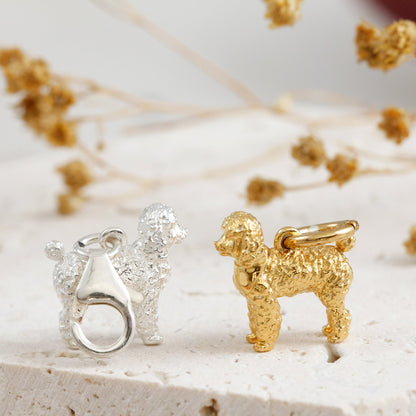 Poodle Silver Dog Charm Scarlett Jewellery