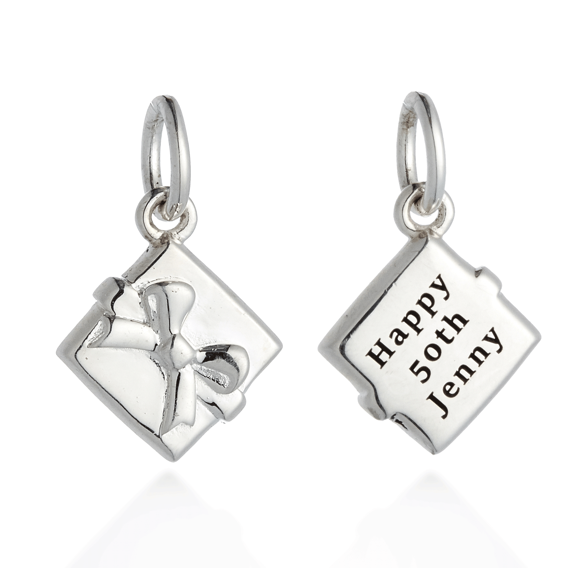 Present Personalised Silver Charm Scarlett Jewellery