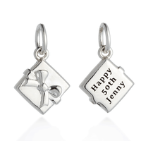 Present Personalised Silver Charm Scarlett Jewellery