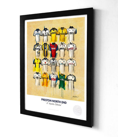 Preston North End Shirt Print | Lilywhites Wall Art