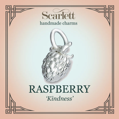 Raspberry Silver Charm Scarlett Jewellery
