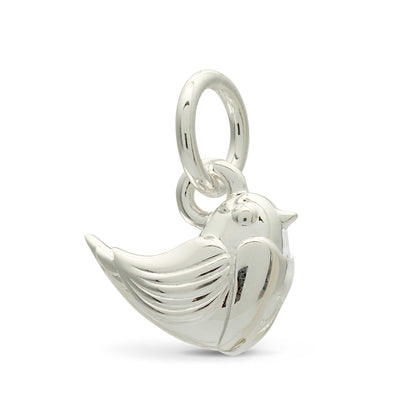 Robin Silver Charm Scarlett Jewellery