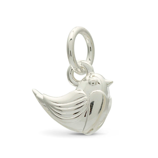 Robin Silver Charm Scarlett Jewellery