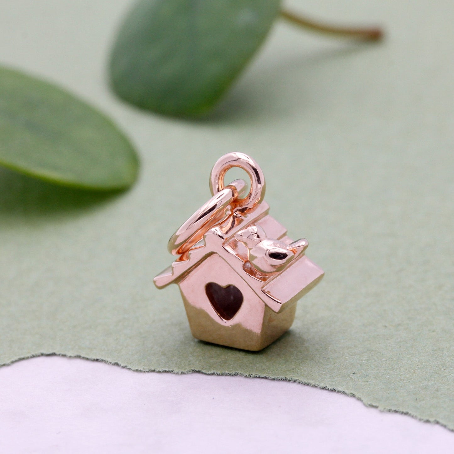 Bird House Silver Charm Scarlett Jewellery