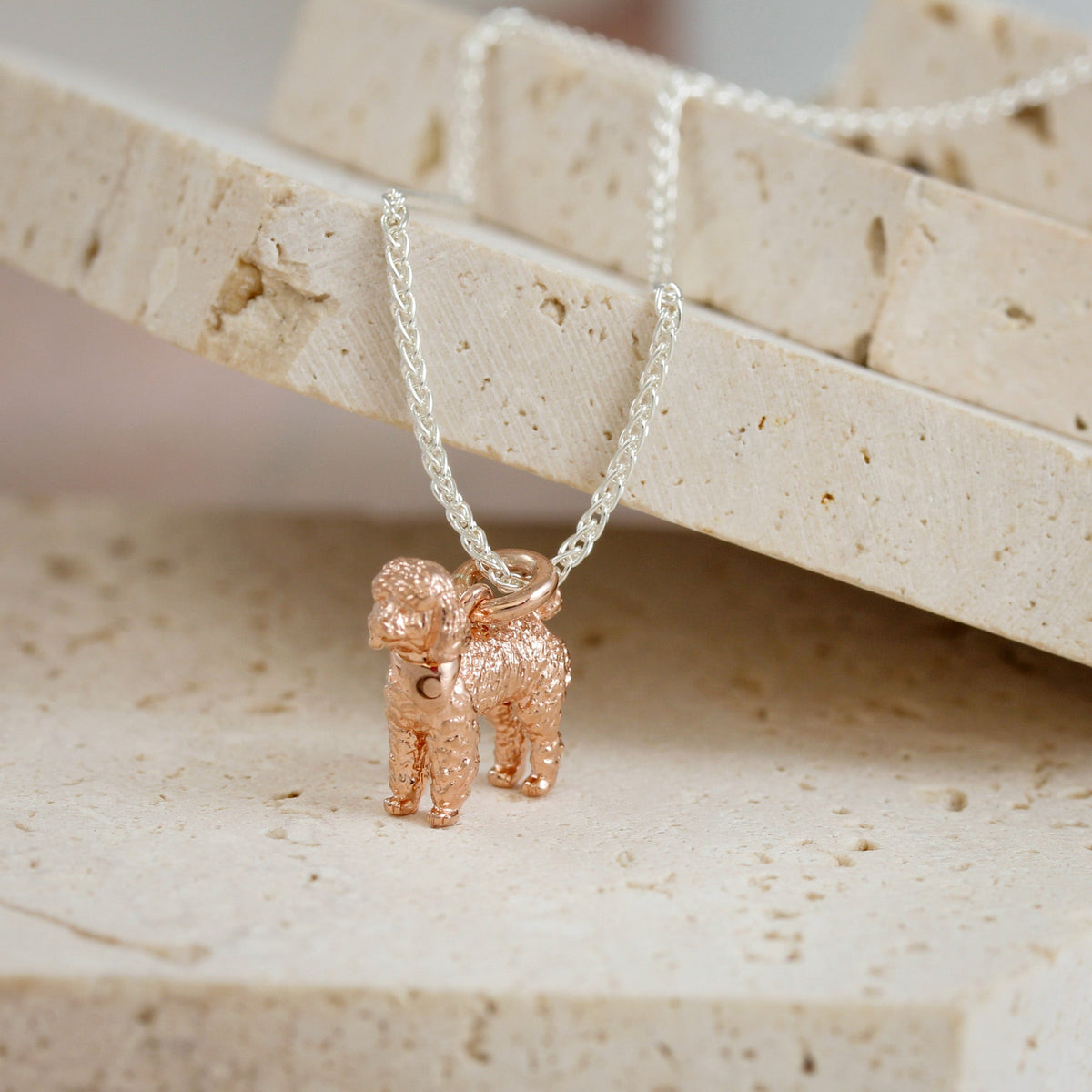 Poodle Silver Dog Charm Scarlett Jewellery