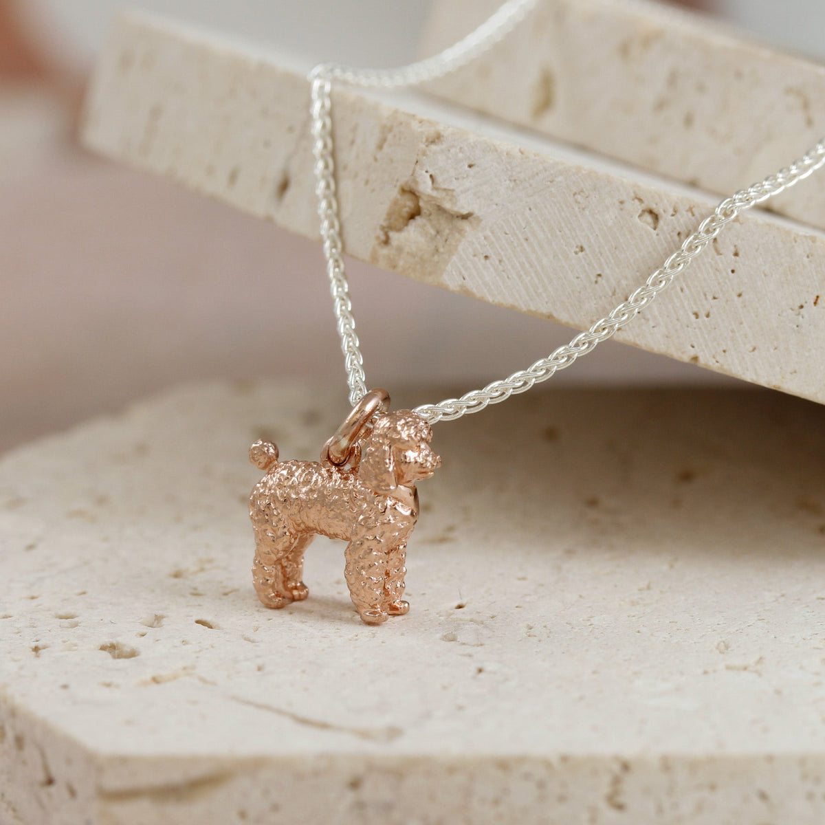 Poodle Silver Dog Charm Scarlett Jewellery