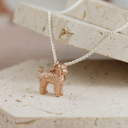 Poodle Silver Dog Charm Scarlett Jewellery