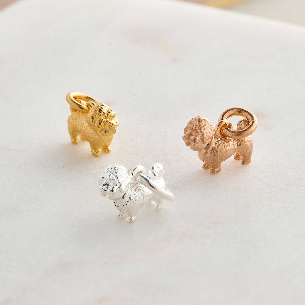 Shih Tzu Silver Dog Charm Scarlett Jewellery