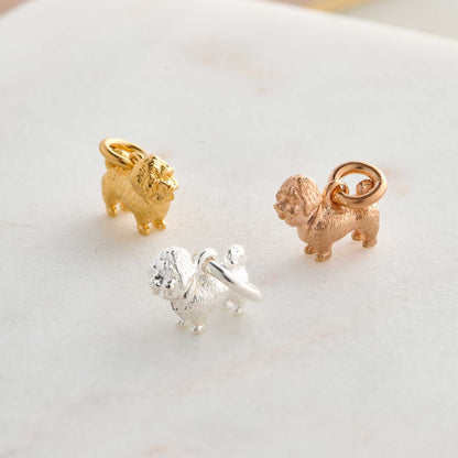 Shih Tzu Silver Dog Charm Scarlett Jewellery