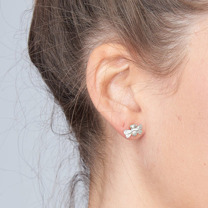 Bumble Bee Silver Stud Earrings Scarlett Jewellery