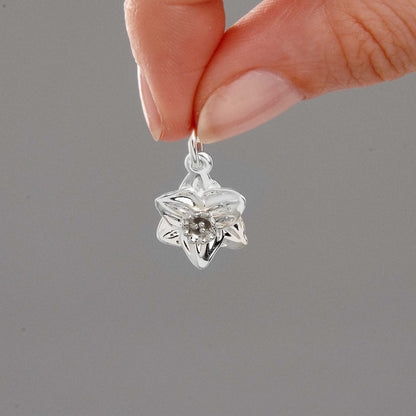 Daffodil Flower Silver Charm Scarlett Jewellery