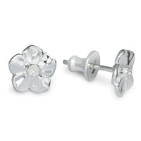 Forget-Me-Not Silver Stud Earrings Scarlett Jewellery