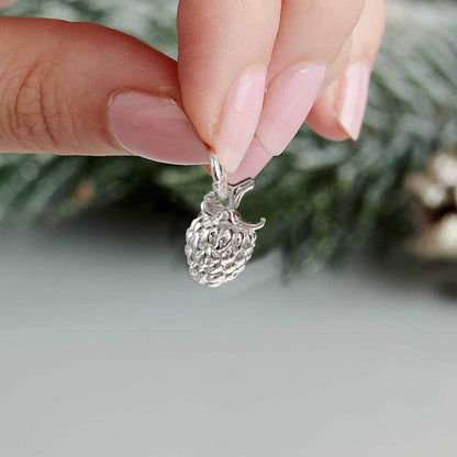 Raspberry Silver Charm Scarlett Jewellery