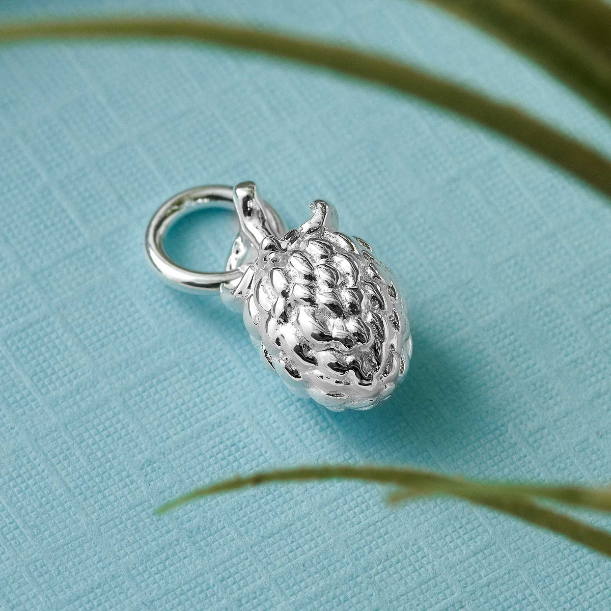 Raspberry Silver Charm Scarlett Jewellery