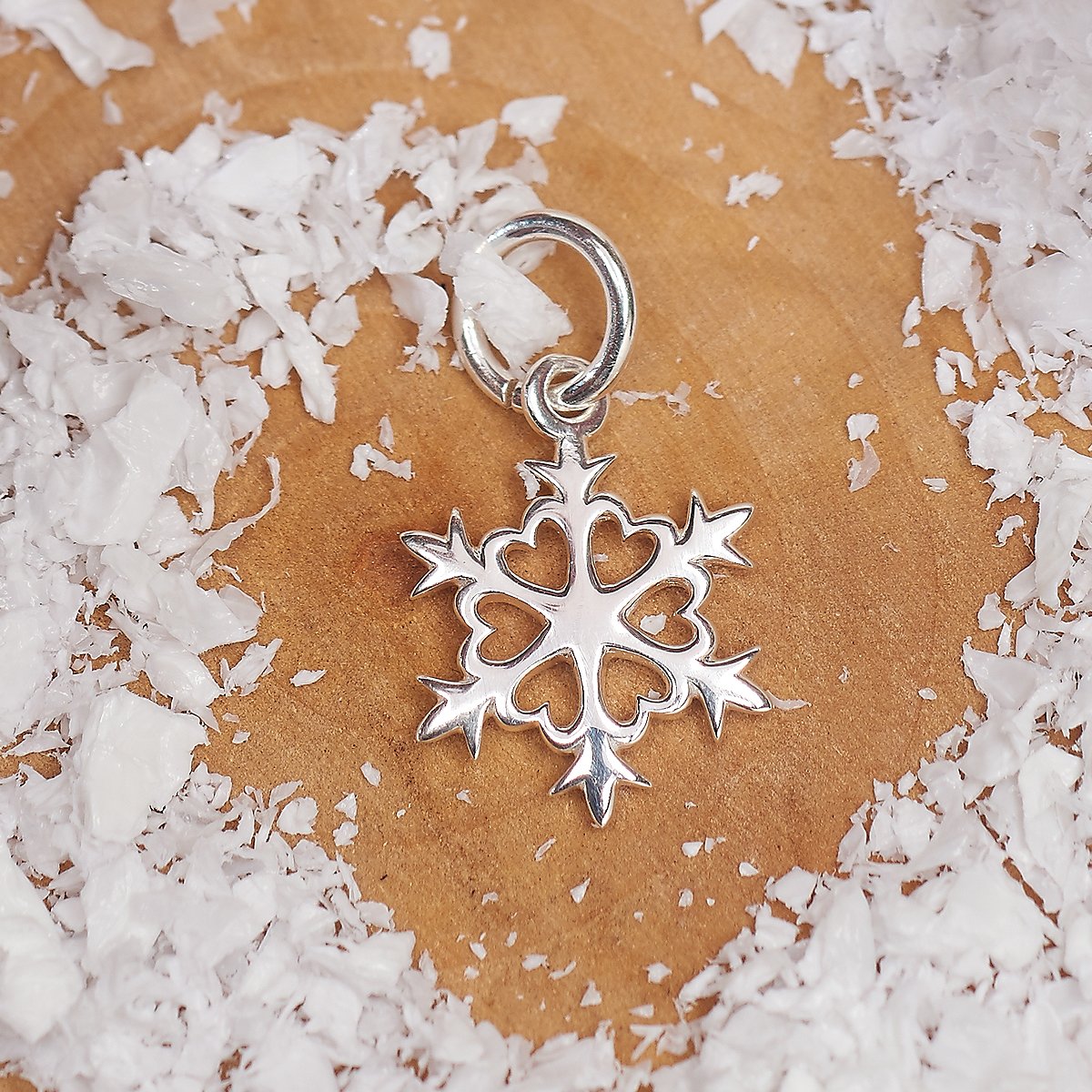 Snowflake Silver Charm Scarlett Jewellery
