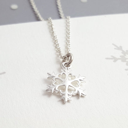 Snowflake Silver Charm Scarlett Jewellery