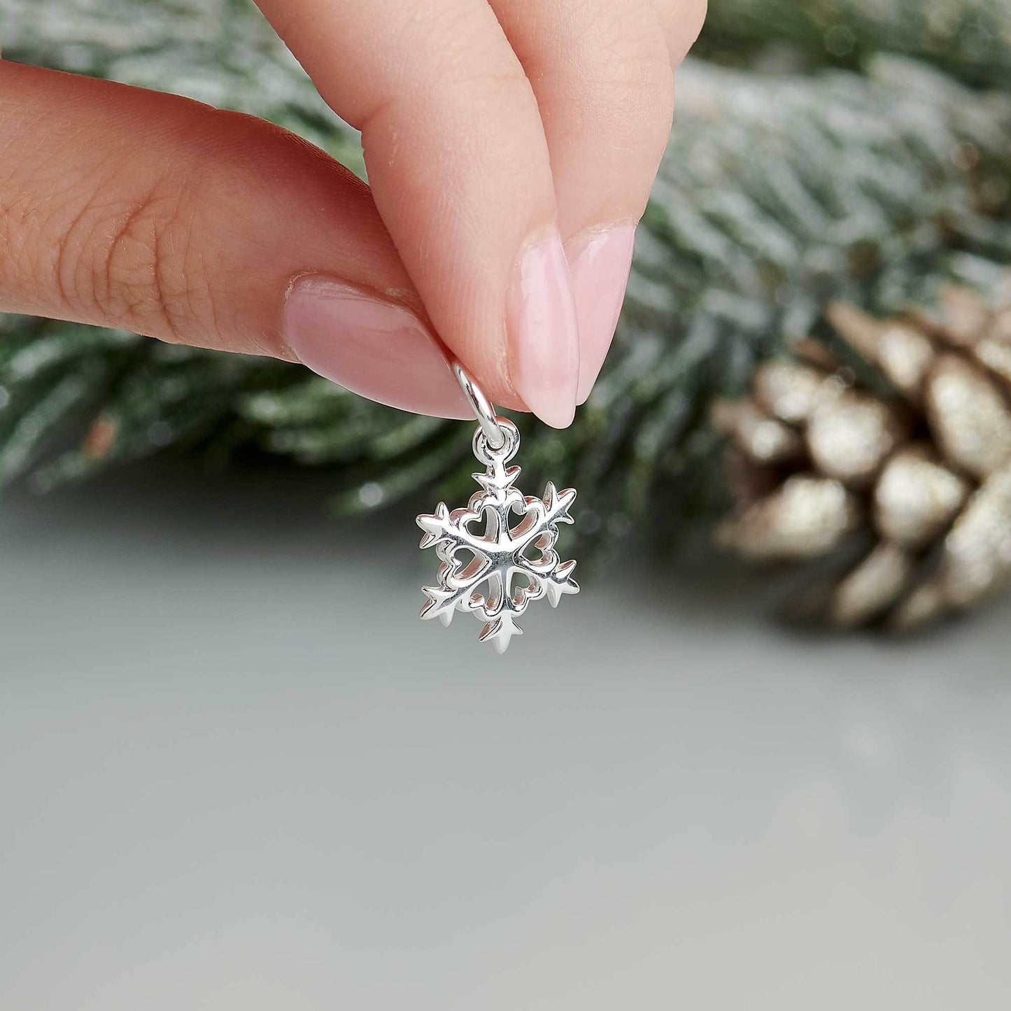 Snowflake Silver Charm Scarlett Jewellery