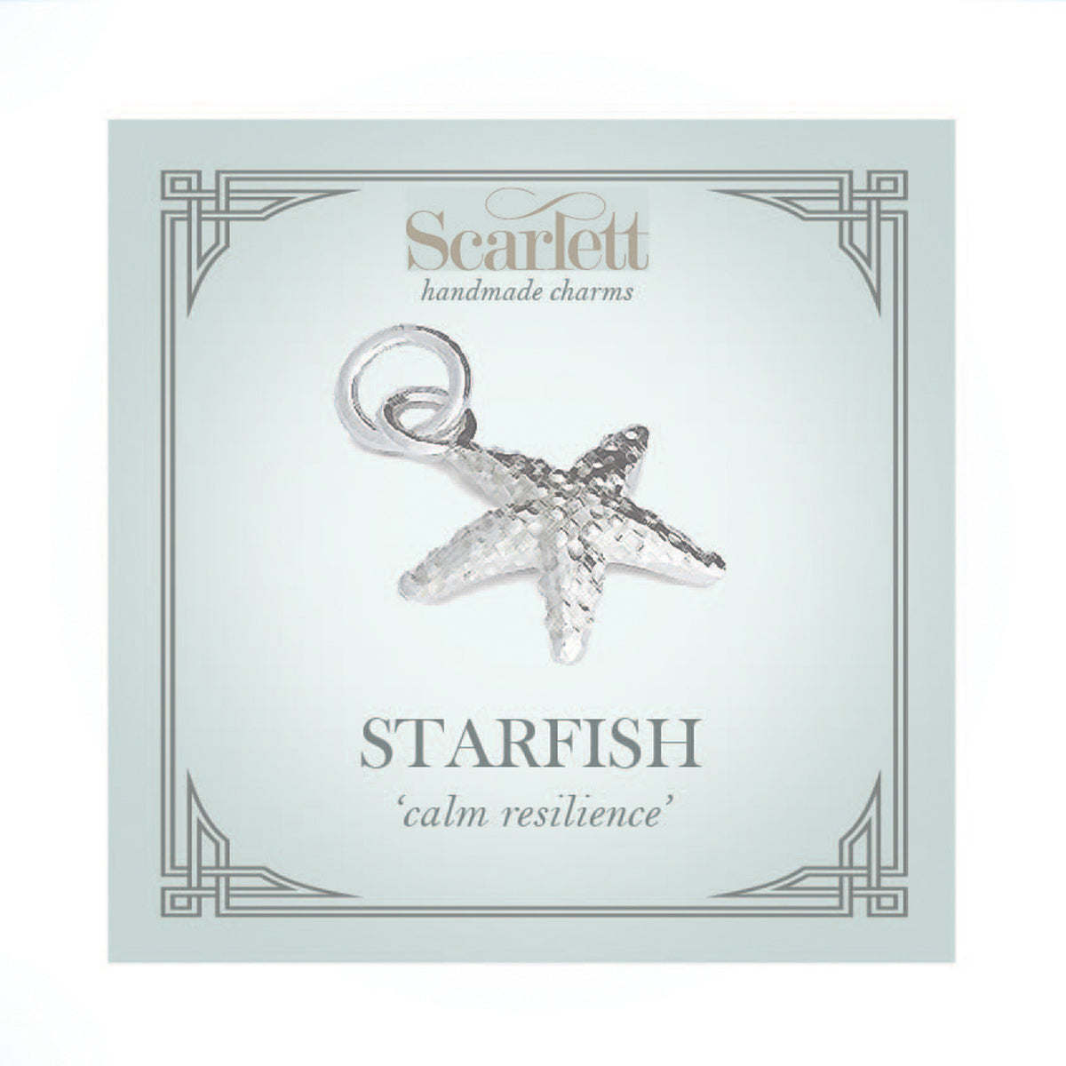 Starfish Silver Charm Scarlett Jewellery