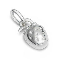 Strawberry Silver Charm Scarlett Jewellery