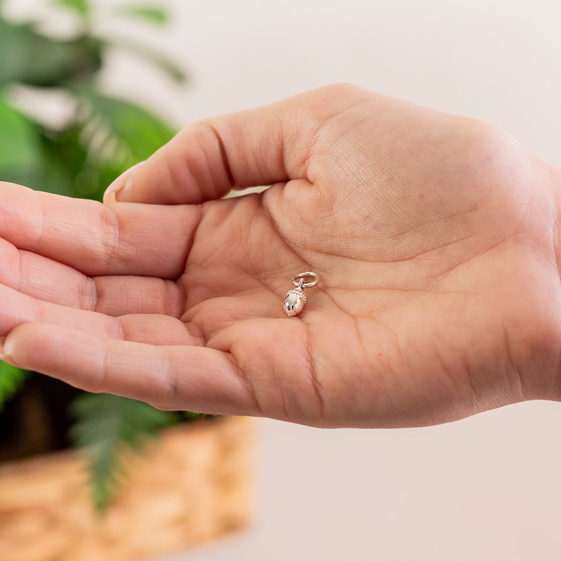 Tiny Acorn Silver Charm Scarlett Jewellery