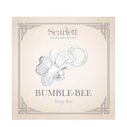 Tiny Bumble-Bee Silver Charm Scarlett Jewellery