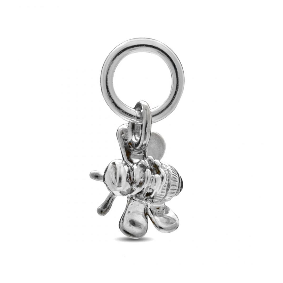 Tiny Bumble-Bee Silver Charm Scarlett Jewellery