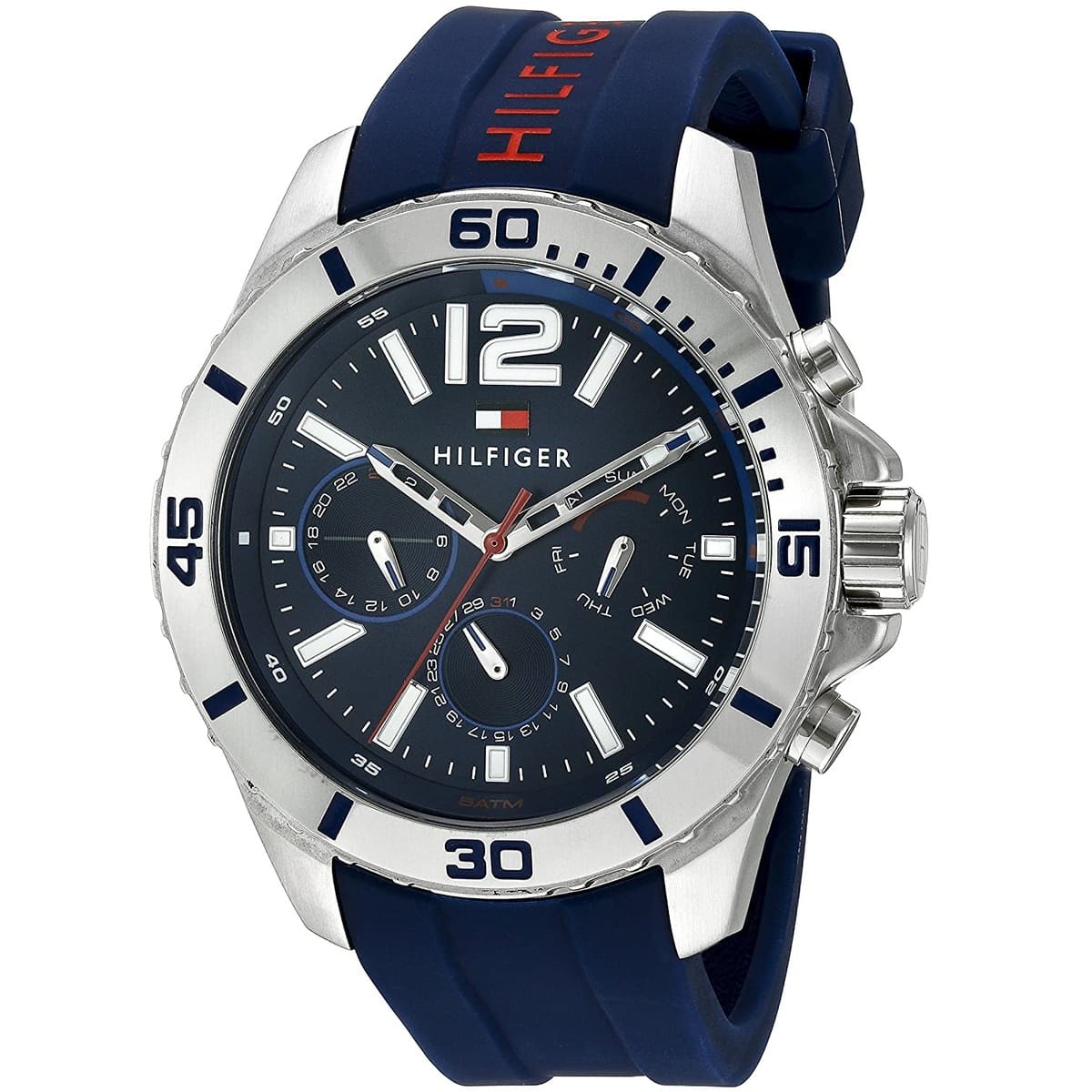 Tommy Hilfiger 1791142 Luke Men's Blue Silicone Watch - SJR London Timepiece