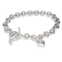 Heart Trace Chain Charm Bracelet Scarlett Jewellery