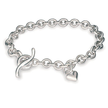 Heart Trace Chain Charm Bracelet Scarlett Jewellery