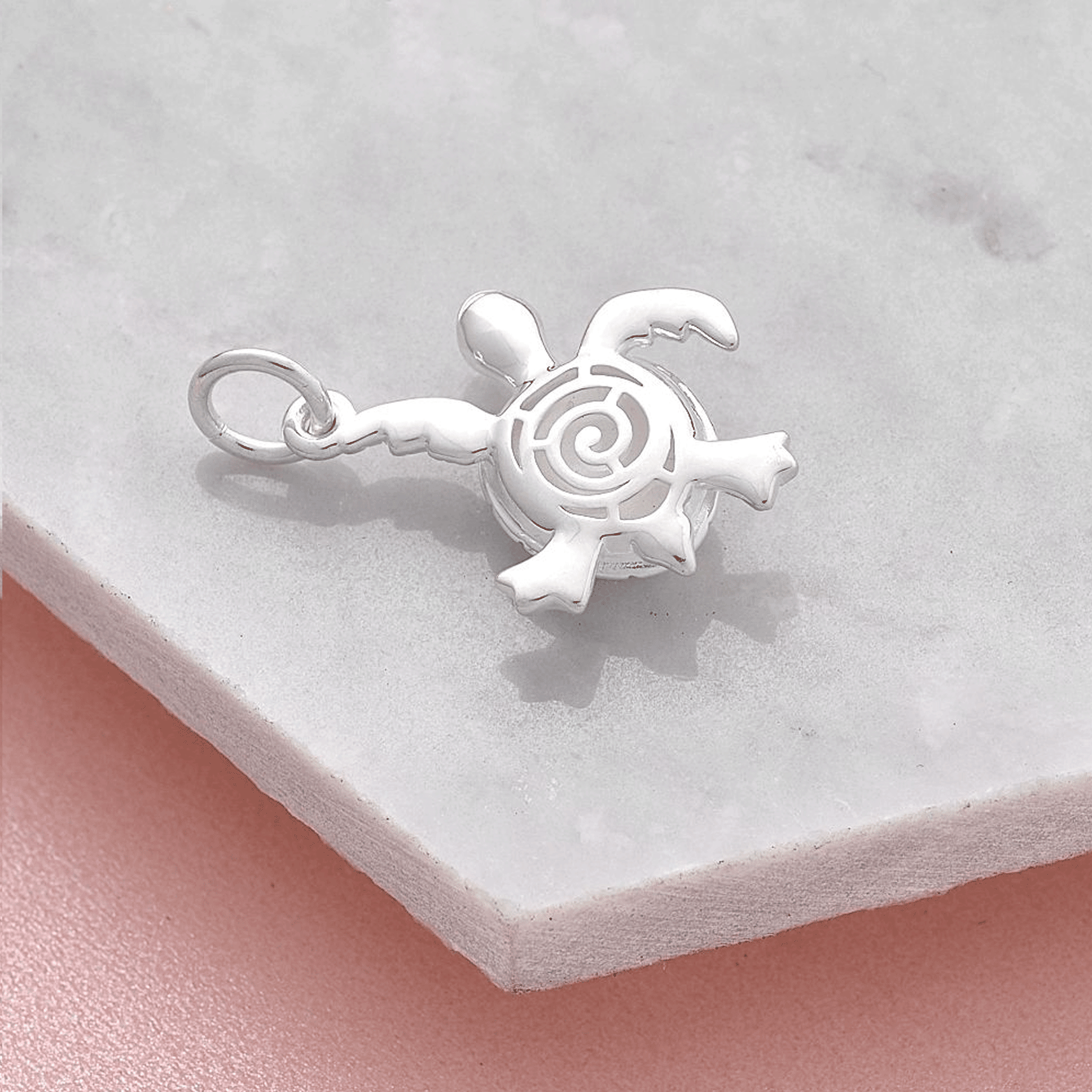 Turtle Silver Charm Scarlett Jewellery