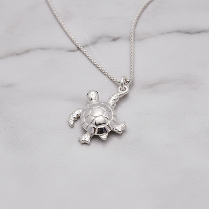 Turtle Silver Charm Scarlett Jewellery