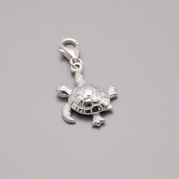 Turtle Silver Charm Scarlett Jewellery
