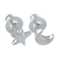 Twilight Moon & Star Silver Stud Earrings Scarlett Jewellery