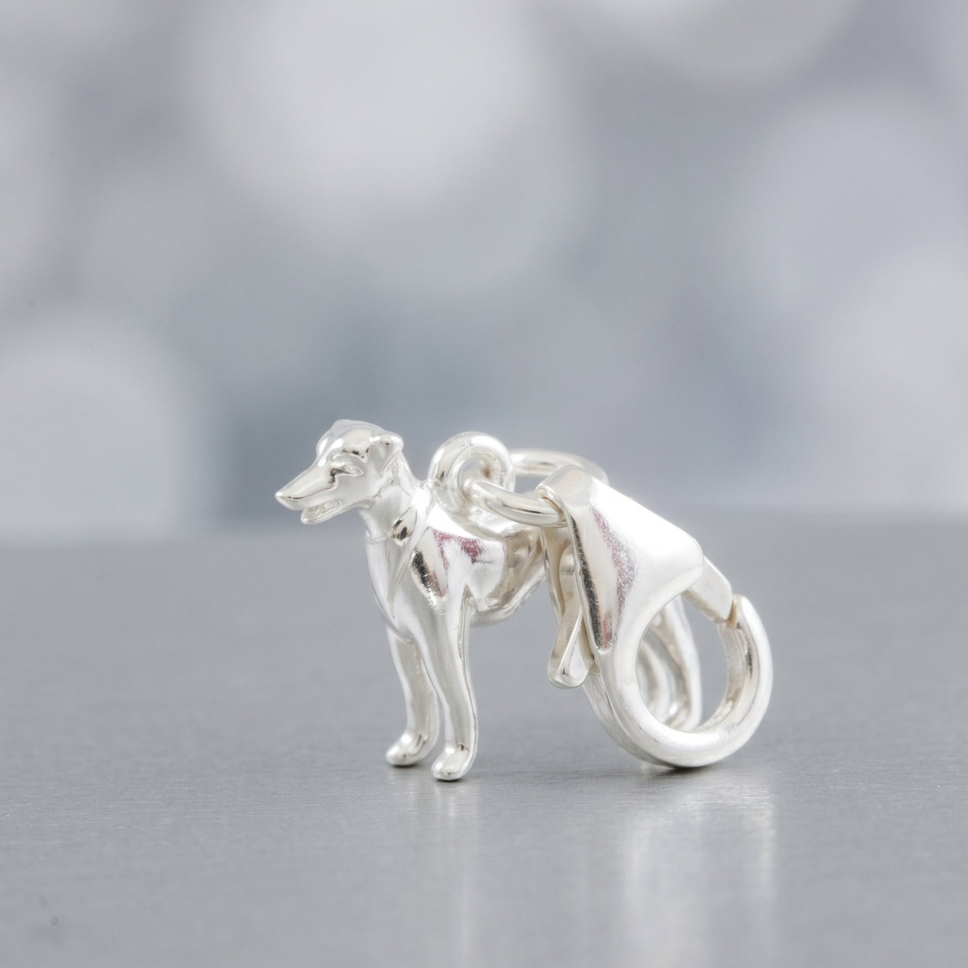 Whippet Silver Dog Charm Scarlett Jewellery