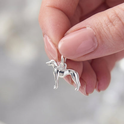 Whippet Silver Dog Charm Scarlett Jewellery