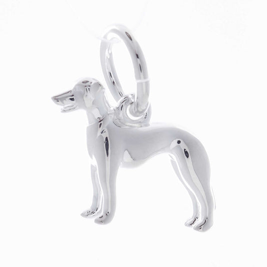 Whippet Silver Dog Charm Scarlett Jewellery