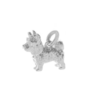 Yorkshire Terrier Silver Dog Charm Scarlett Jewellery